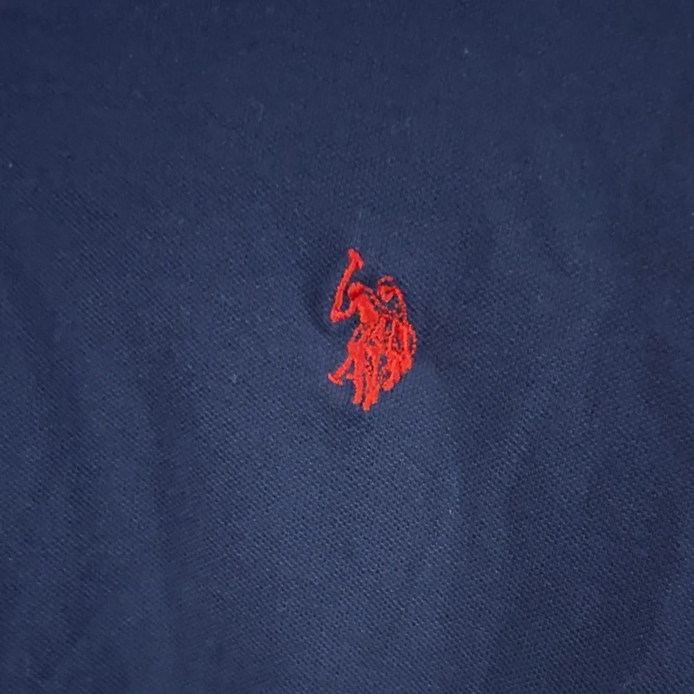 US Polo Assn Polo Men's Deep Blue Polo Shirt - Picture 3 of 4